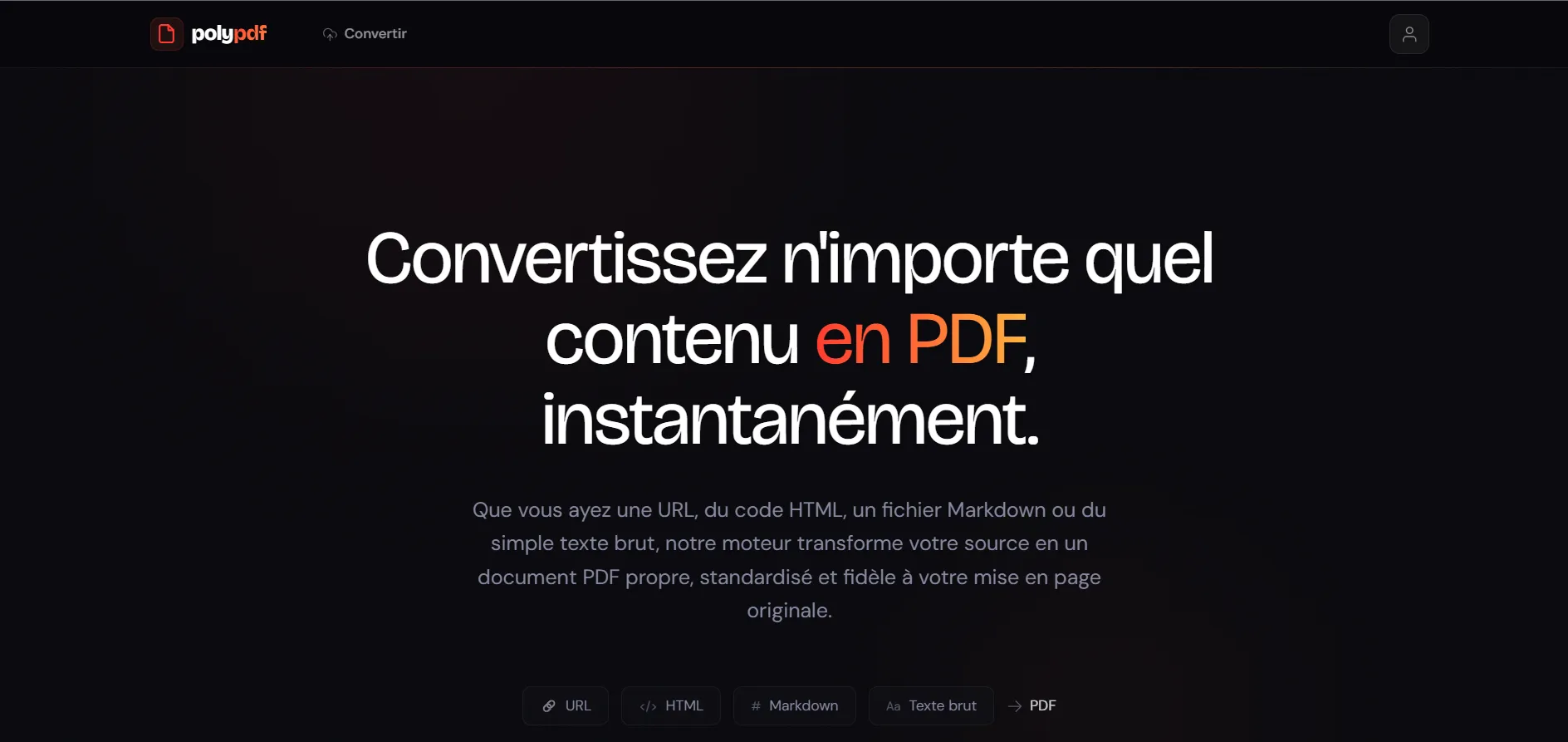 Polypdf — Micro-service de conversion et génération de PDF